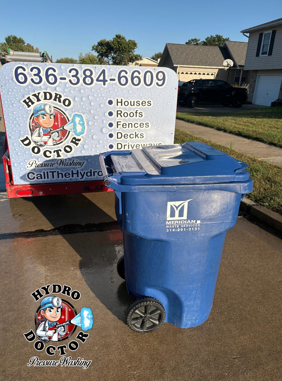 Top Quality Trash Can Cleaning Performed in Wentzville, Mo.